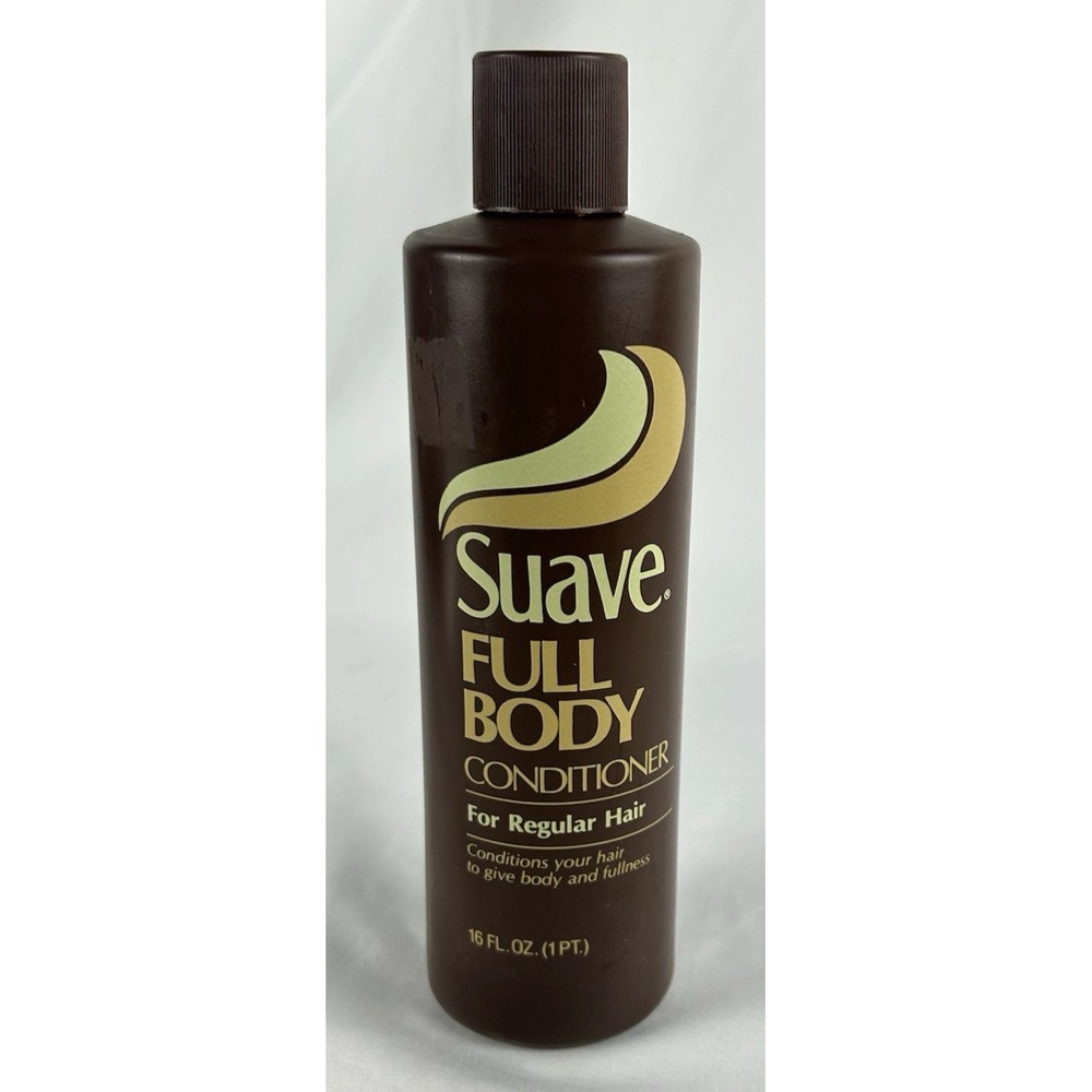 Vintage 1986 Suave Full Body Conditioner For Regular Hair 16 Oz Full Bottle